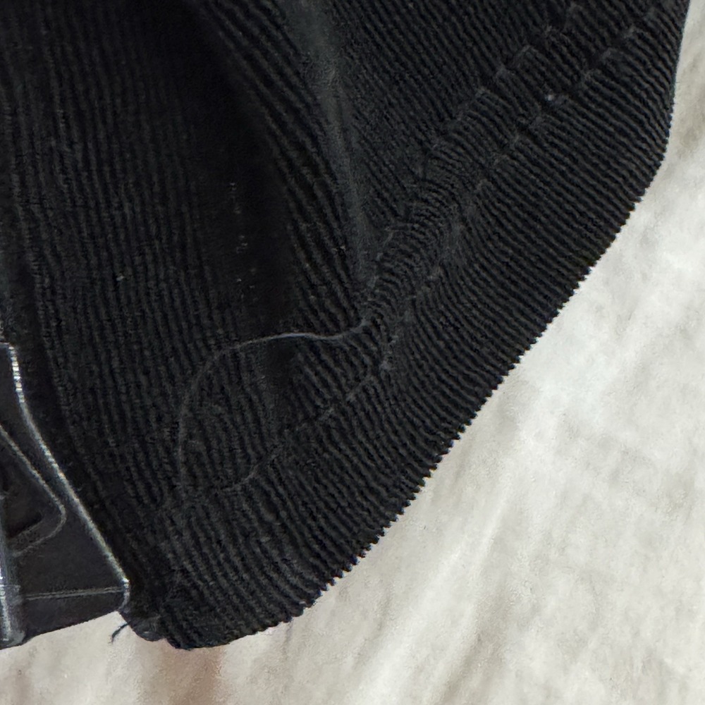 Vintage US WEAR 2 Piece Slinky Black Pants Outfit Rhinestone Zip Top Size S - Picture 7 of 11